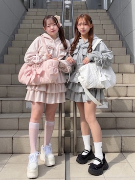 「OLIVE des OLIVE（オリーブデオリーブ）のアイテム」を使った、Mitsukiさん（レディース・153cm）の春コーディネート