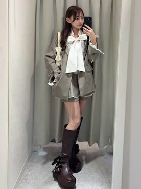 Mitsukiさん（レディース・153cm）の冬コーディネート