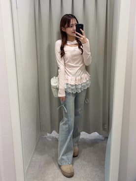 Mitsukiさん（レディース・153cm）の冬コーディネート