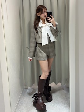 Mitsukiさん（レディース・153cm）の冬コーディネート