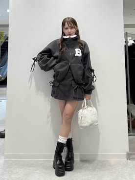 「アイテム（Tシャツ/カットソー）」を使った、Mitsukiさん（レディース・153cm）の秋コーディネート