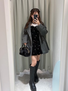 「アイテム（その他アウター）」を使った、Mitsukiさん（レディース・153cm）の秋コーディネート