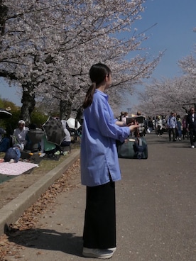 「COLONY 2139（コロニートゥーワンスリーナイン）のアイテム」を使った、まるかなさん（レディース・158cm）の春コーディネート