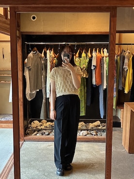 「moi tytto（モイテュット）のアイテム」を使った、まるかなさん（レディース・158cm）の夏コーディネート