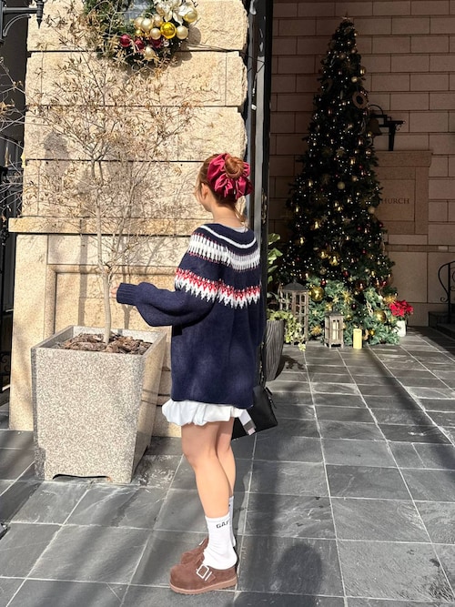 セール】【eL】3G Fair Isle Pullover/588096（ニット/セーター）｜eL