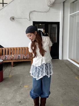 𝑴𝑨𝑹𝑰さん(レディース・158cm)の春コーディネート