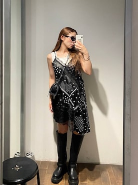 𝑴𝑨𝑹𝑰さん(レディース・158cm)の夏コーディネート