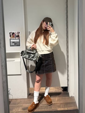 𝑴𝑨𝑹𝑰さん（レディース・158cm）の冬コーディネート