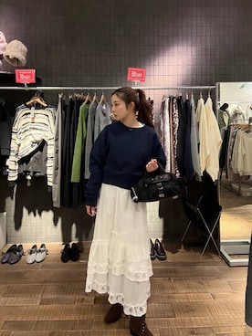 𝑴𝑨𝑹𝑰さん（レディース・158cm）の冬コーディネート