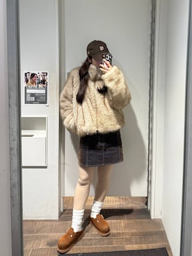 𝑴𝑨𝑹𝑰さん(レディース・158cm)の冬コーディネート