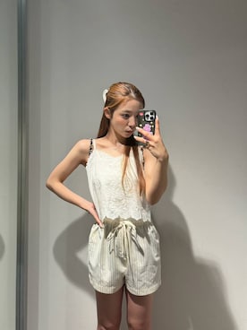 𝑴𝑨𝑹𝑰さん(レディース・158cm)の夏コーディネート