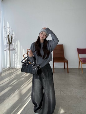𝑴𝑨𝑹𝑰さん(レディース・158cm)の秋コーディネート