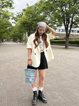 𝑴𝑨𝑹𝑰さん（レディース・158cm）の夏コーディネート