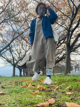 「秋冬コーデ」｜「アイテム（食器/キッチン）」を使った、葉月さん（レディース・154cm）の秋コーディネート