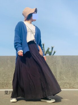 葉月さん(レディース・154cm)の春コーディネート