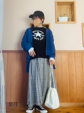 「第2回おそろであそぼ」｜葉月さん（レディース・154cm）の冬コーディネート