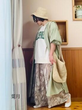「ゆるずる」｜葉月さん（レディース・154cm）の春コーディネート