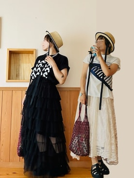 「アイテム（音楽/本・雑誌）」を使った、葉月さん（レディース・154cm）の秋コーディネート