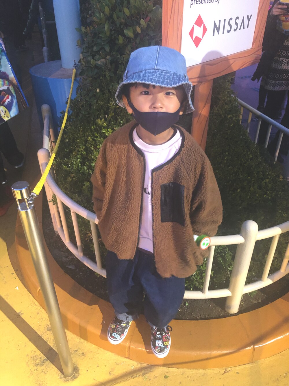 「男の子コーデ」｜「VANSのアイテム（スニーカー、その他）」を使った、uta☺︎さん（キッズ・120cm）の秋コーディネートの1枚目の写真