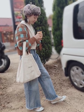 ᴍ ᴀ ʀ ɪ さん(レディース・157cm)の冬コーディネート