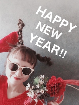 「happynewyear」｜ᴍ ᴀ ʀ ɪ  さん（レディース・157cm）の冬コーディネート