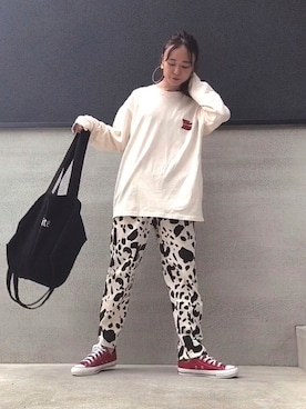 赤スニーカー のレディース人気ファッションコーディネート Wear