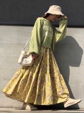 「miteガール」｜ᴍ ᴀ ʀ ɪ  さん（レディース・157cm）の春コーディネート