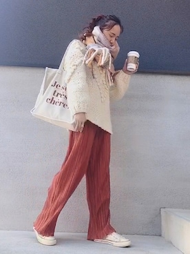 ᴍ ᴀ ʀ ɪ  さん（レディース・157cm）の冬コーディネート