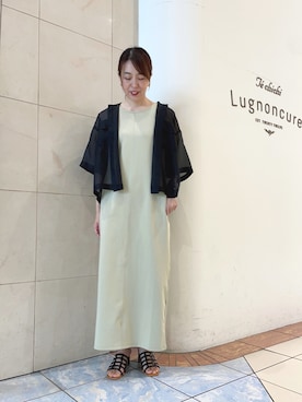 「Te chichi（テチチ）のアイテム（サンダル）」を使った、アメさん（レディース・158cm）の夏コーディネート