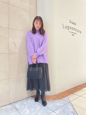 アメさん（レディース・158cm）の冬コーディネート