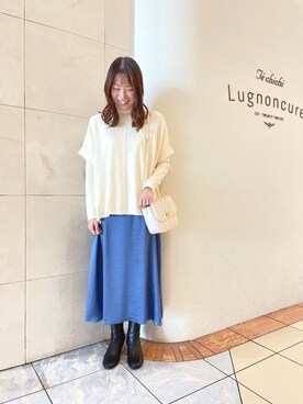 「Te chichi（テチチ）のアイテム（アンサンブル）」を使った、アメさん（レディース・158cm）の秋コーディネート