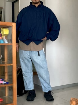 「DIGAWEL（ディガウェル）のアイテム」を使った、のりさんさん（メンズ・165cm）の夏コーディネート