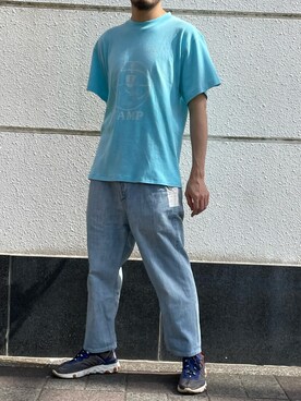 「DIGAWEL（ディガウェル）のアイテム」を使った、のりさんさん（メンズ・165cm）の春コーディネート