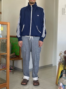 「VIA SPARE（ヴィアスペア）のアイテム」を使った、のりさんさん（メンズ・165cm）の春コーディネート