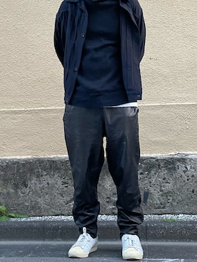 「sisii（シシ）のアイテム（パンツ）」を使った、のりさんさん（メンズ・165cm）の秋コーディネート