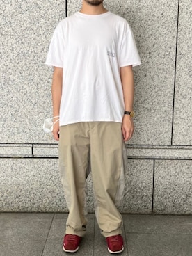 「DIGAWEL（ディガウェル）のアイテム（トップス）」を使った、のりさんさん（メンズ・165cm）の秋コーディネート