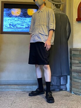 「INTER FACTORY（インターファクトリー）のアイテム（シューズ）」を使った、ゆさん（メンズ・170cm）の夏コーディネート