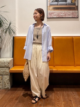 「かぐれ（カグレ）のアイテム」を使った、KUMIさん（レディース・158cm）の夏コーディネート