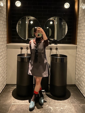 「アイテム（フォーマルスーツ/小物）」を使った、乃杏さん（レディース・155cm）の秋コーディネート