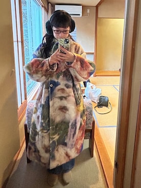 「Ameri（アメリ）のアイテム（ジャケット/アウター）」を使った、乃杏さん（レディース・155cm）の秋コーディネート