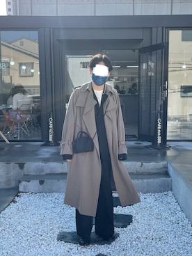 「SUNSEA（サンシー）のアイテム（ジャケット/アウター）」を使った、つかささん（メンズ・172cm）の冬コーディネート