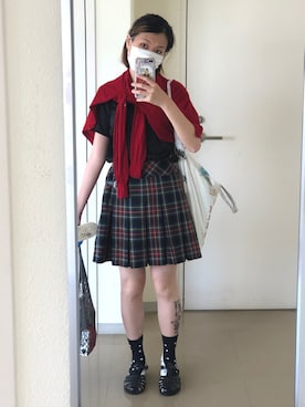 「UNIQUE（ユニーク）のアイテム」を使った、standwithhongkongさん（レディース・162cm）の春コーディネート