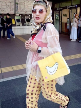 「LOWRYS FARM（ローリーズファーム）のアイテム」を使った、なぎえびやまさん（レディース・157cm）の秋コーディネート