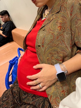 「アイテム（タンクトップ）」を使った、なぎえびやまさん（レディース・157cm）の秋コーディネート