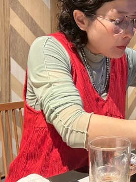 「LOWRYS FARM（ローリーズファーム）のアイテム」を使った、なぎえびやまさん（レディース・157cm）の秋コーディネート