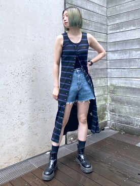 伊藤捺美さん（レディース・158cm）の夏コーディネート