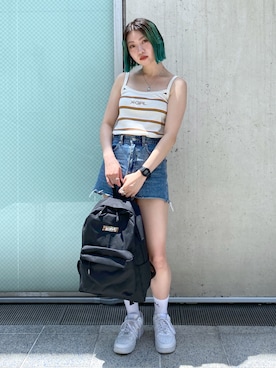 伊藤捺美さん（レディース・158cm）の夏コーディネート