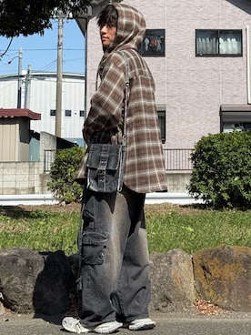 「ADRER（アドラー）のアイテム」を使った、ゆーすけさん（メンズ・166cm）の春コーディネート