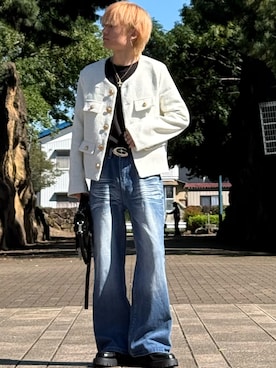 「ADRER（アドラー）のChunky Hybrid Loafer  - +6.5cm - / チャンキーハイブリッドローファー（ローファー、ブラック系）」を使った、ゆーすけさん（メンズ・166cm）の秋コーディネート
