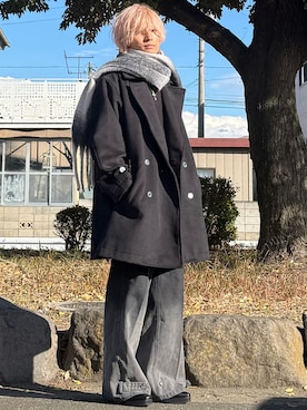 「アイテム（その他アウター）」を使った、ゆーすけさん（メンズ・166cm・20代）の冬コーディネート